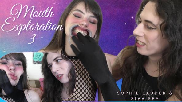 4K/ Ziva Fey - Mouth Exploration With Sophie Ladder 3