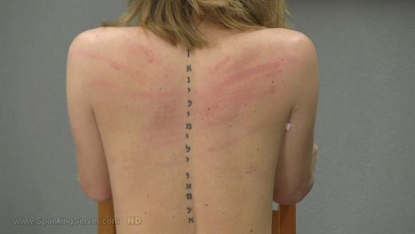 Sasha bare back whipping 2811