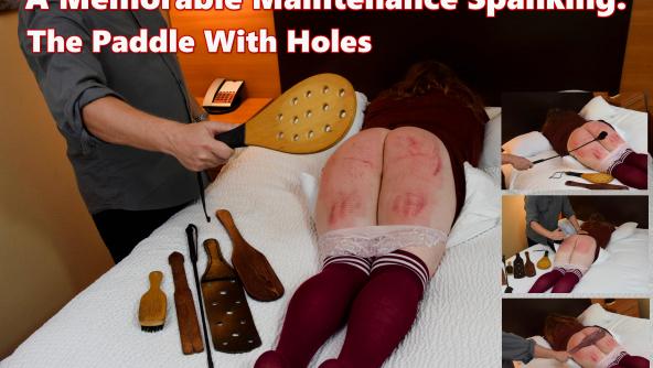 A Memorable Maintenance Spanking: The Paddle With Holes - MP4 1920x1080