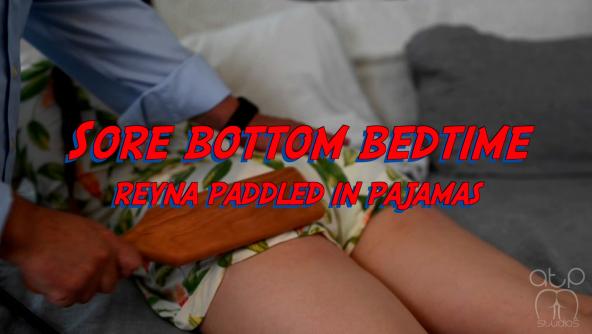 Sore Bottom Bedtime- Reyna Paddled in PJ’s - 1080p