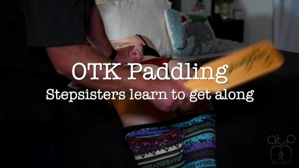 OTK Paddling Stepsisters learn to get along - 1080p