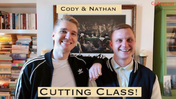 Nathan and Cody in Cutting Class! 