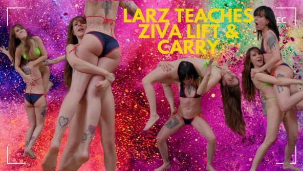 4K/ Ziva Fey - Larz Teaches Ziva Lift And Carry