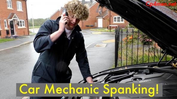 Car Mechanic Spanking! Featuring Harry