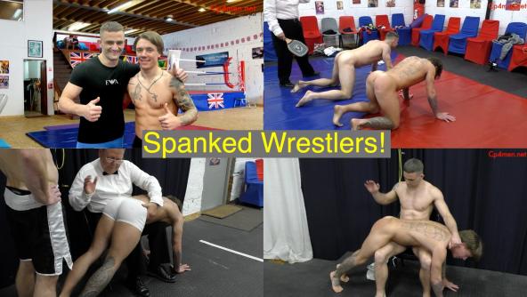 Spanked Wrestlers! 