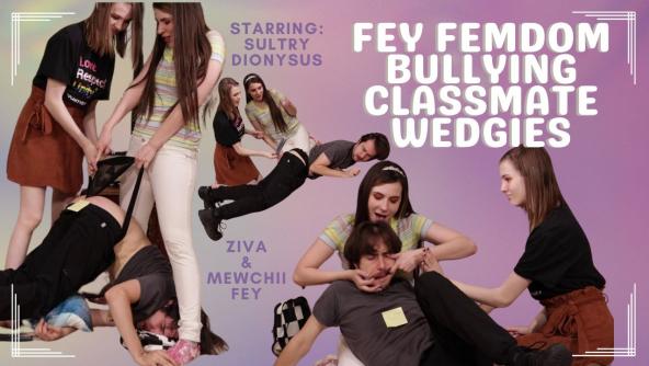 HD/ Ziva Fey - Fey FemDom Bullying Classmate Wedgies