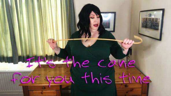 It's The Cane For You This Time