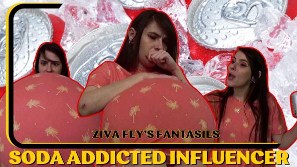 4K/ Ziva Fey - Soda Addicted Influencer Inflation!