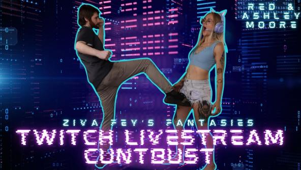 HD/ Ashley Moore - Twitch Livestream Cuntbust