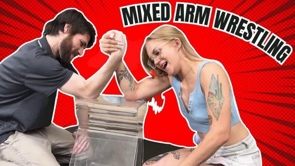 4K/ Ashley Moore - Mixed Arm Wrestling Red