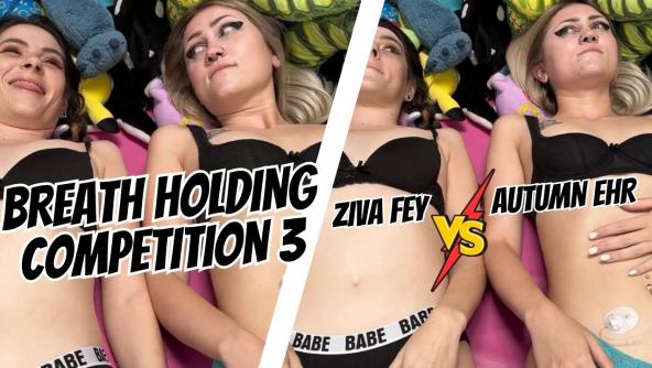 HD/ Ziva Fey - Breath Holding Competition 3 With Autumn Ehr