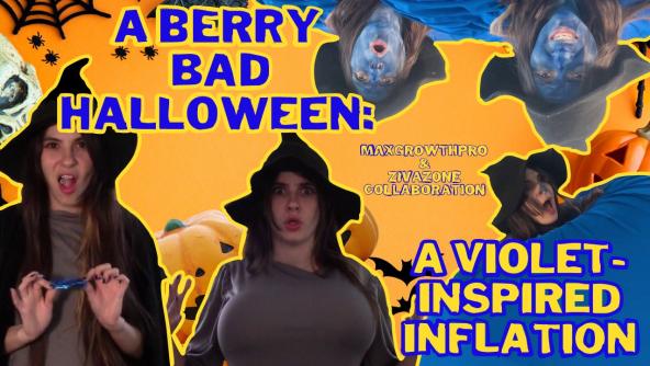 4K/ Ziva Fey - A Berry Bad Halloween: A Violet-Inspired Inflation