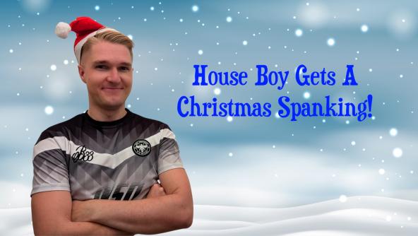 House Boy Cody Gets A Christmas Spanking! 