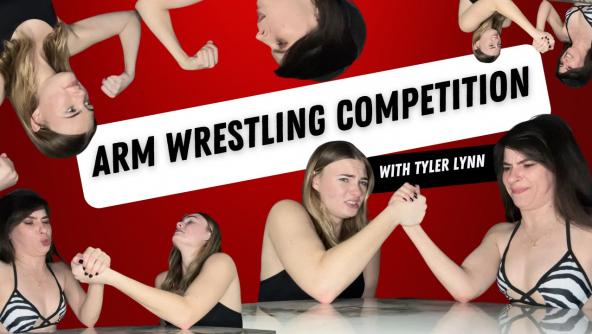HD/ Ziva Fey - Arm Wrestling Competition With Tyler Lynn