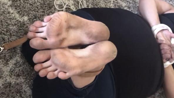 Larina Dirty Soles Whipped On Floor