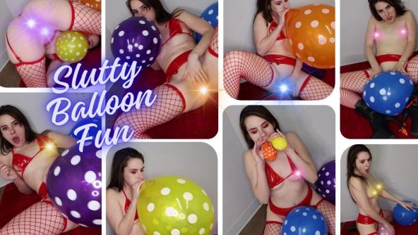 HD/ Ziva Fey - Slutty Balloon Fun