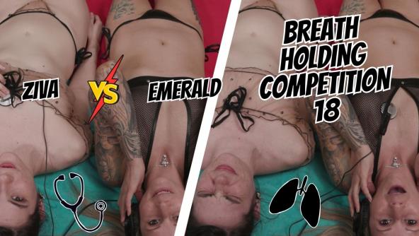 4K/ Ziva Fey - Breath Holding Competition 18 With Emerald