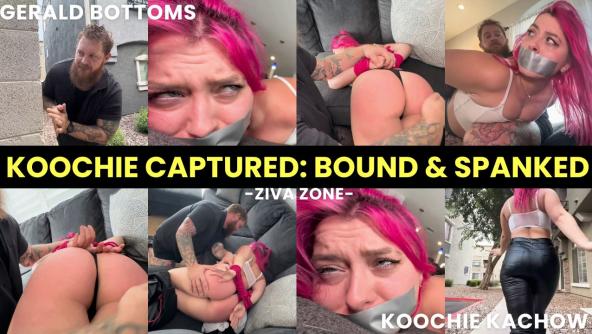 HD/ Koochie Captured Bound And Spanked
