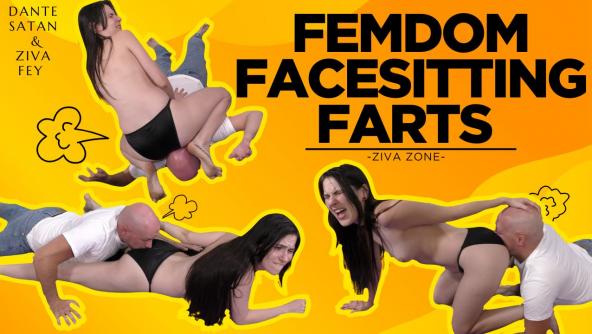 4K/ Ziva Fey - Femdom Facesitting Farts With Dante Satan