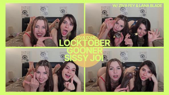 HD/ Ziva Fey - LOCKtober Gooner Sissy JOI With Lana Blade