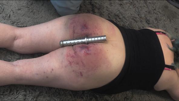 Natasha no self put downs part 4- metal anal probe