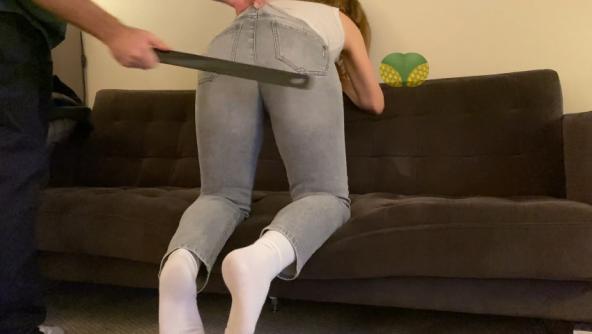 Spanked So Hard I Could Barely Hold Still