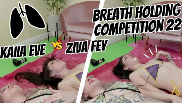 HD/ Ziva Fey - Breath Holding Competition 22 With Kaiia Eve