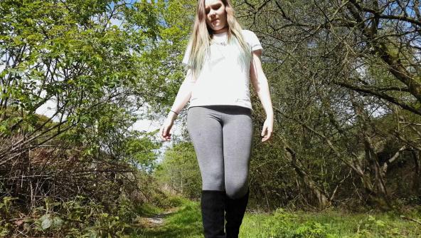 Sophie POV Trample In Boots In The Great Outdoors