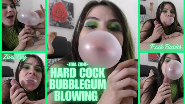 HD/ Ziva Fey - Hard Cock Bubblegum Blowing