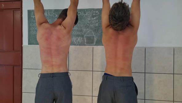 Seth and Kayden Martinet Flogging