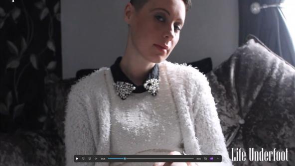 Vicky #4 Stinky Slippers Tease and Soles POV  HD - MP4 Version