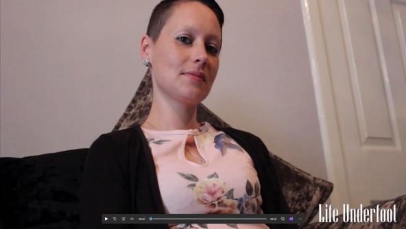 Vicky #5 Stinky Feet on the Kinky Pedestal!  HD - MP4 Version